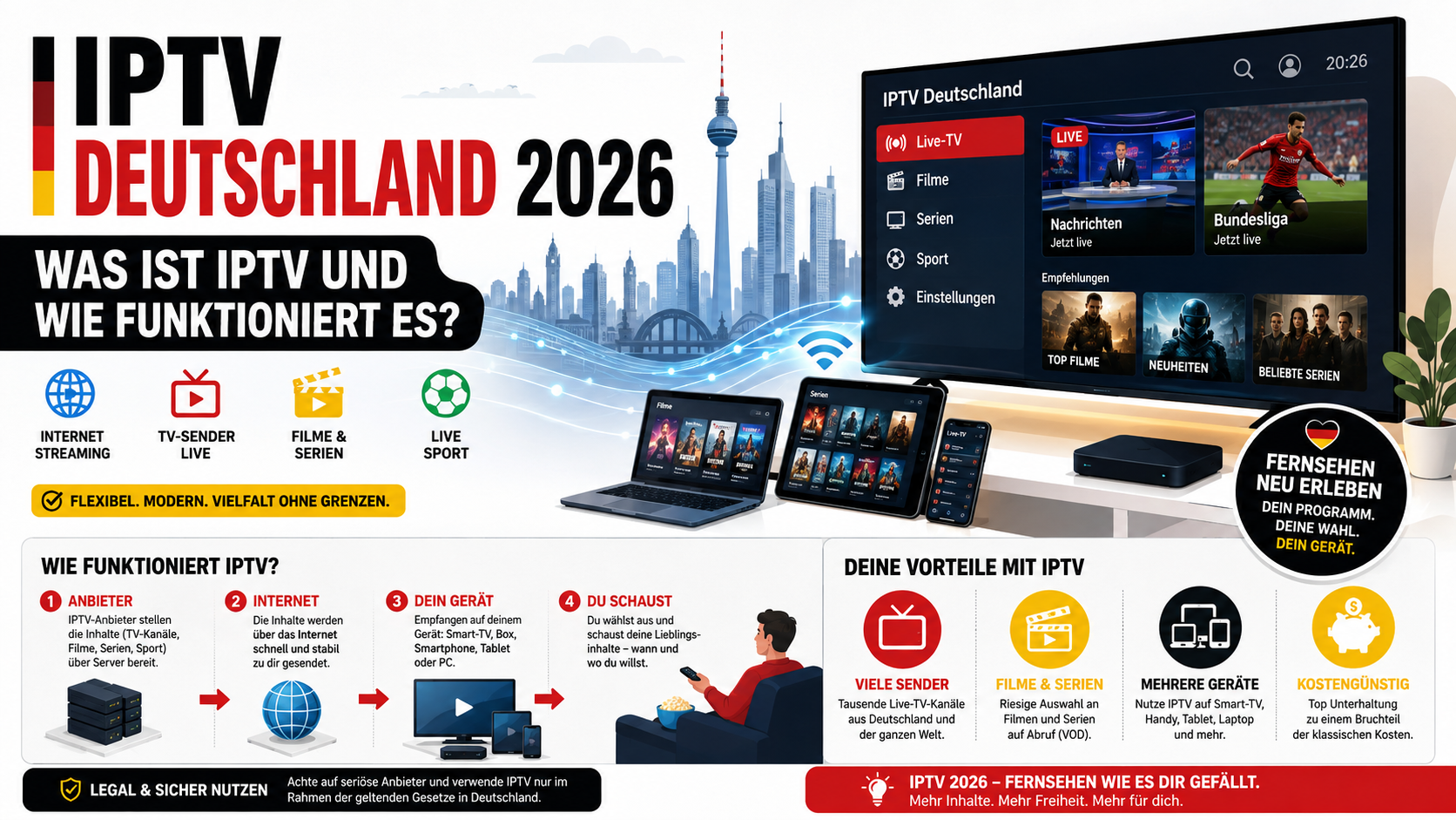 IPTV Deutschland 2026